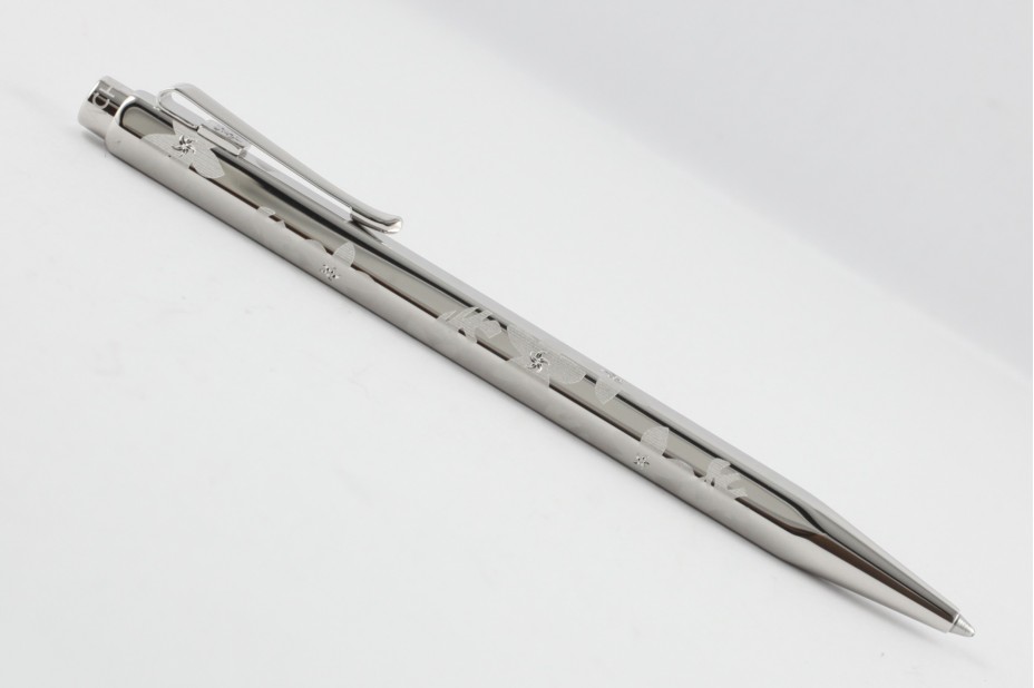 Caran d'Ache Ecridor Flowers Palladium Coated Ball Pen
